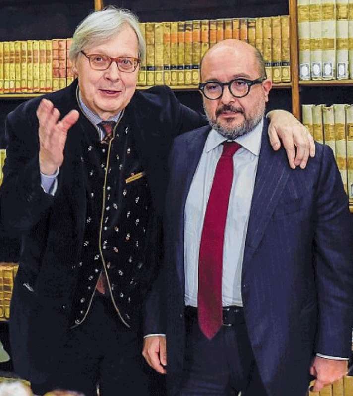 VITTORIO SGARBI E GENNARO SANGIULIANO