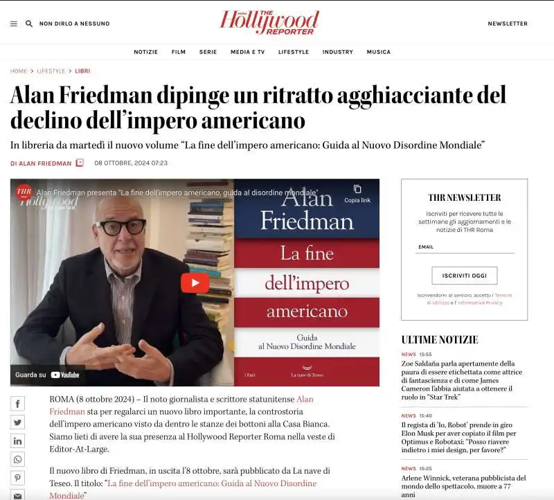 ALAN FRIEDMAN SU HOLLYWOOD REPORTER 