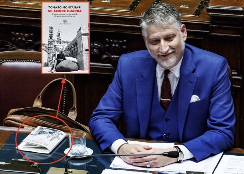 ALESSANDRO GIULI ALLA CAMERA CON IL LIBRO DI TOMASO MONTANARI