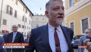 alessandro giuli servizio di report