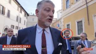 alessandro giuli servizio di report