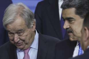 antonio guterres nicolas maduro vertice brics 2024 foto lapresse