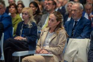 arianna meloni alla presentazione del libro di bocchino alla gnam foto lapresse