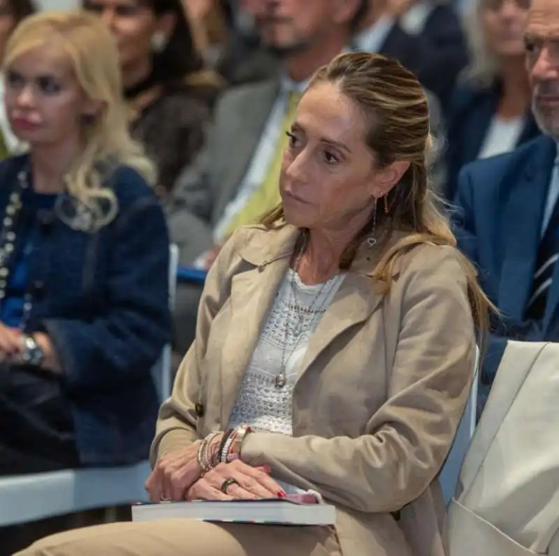 arianna meloni alla presentazione del libro di italo bocchino alla gnam