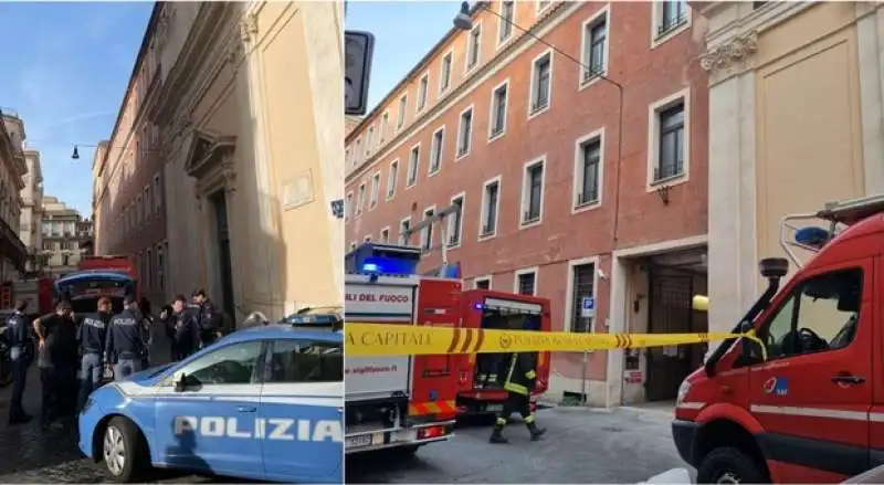 ascensore crollato in un palazzo nel centro di roma 