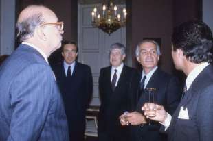 Bettino Craxi Raul Gardini Carlo Sama