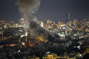 bombardamenti israeliani a beirut 2 foto lapresse