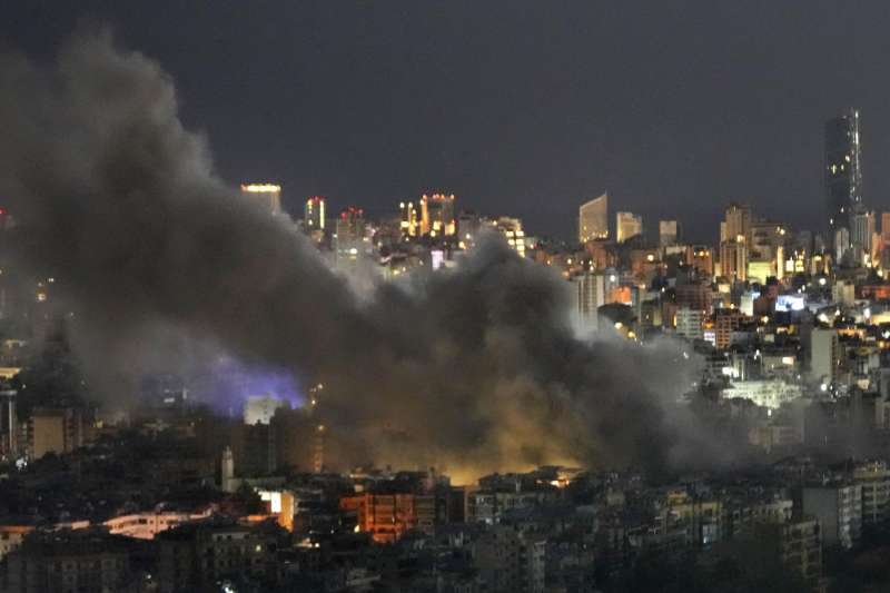 bombardamenti israeliani a beirut 3 foto lapresse