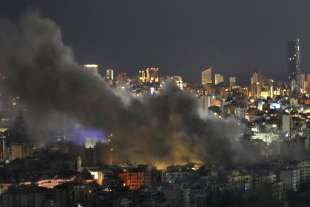 bombardamenti israeliani a beirut 3 foto lapresse