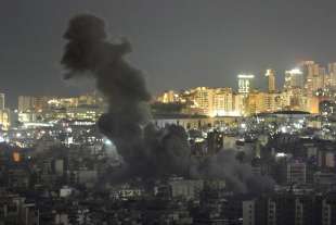 bombardamenti israeliani a beirut 6 foto lapresse