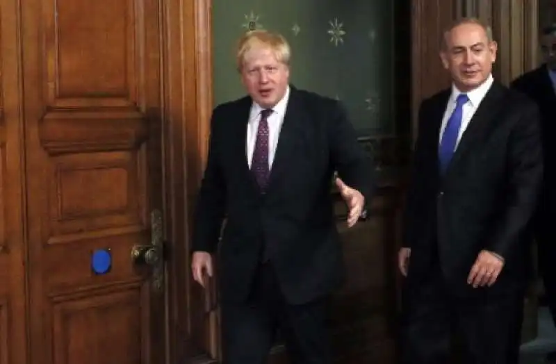 boris johnson benjamin netanyahu 1