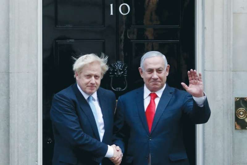 boris johnson benjamin netanyahu 7