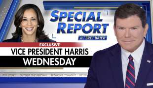 BRET BAIER - INTERVISTA KAMALA HARRIS SU FOX NEWS