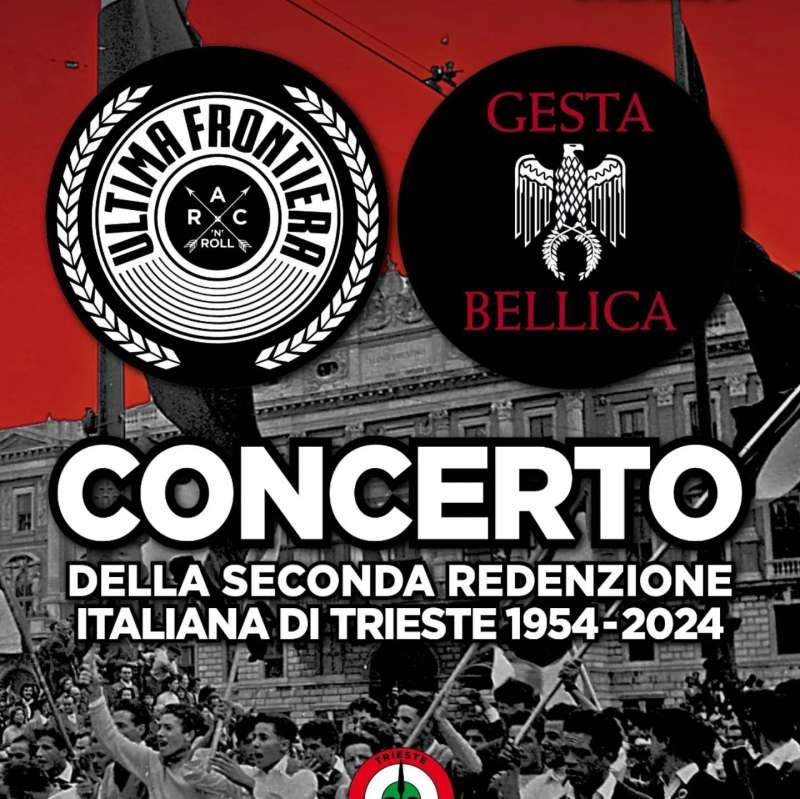 concerto per il 70mo anniversario del ritorno di trieste all'italia