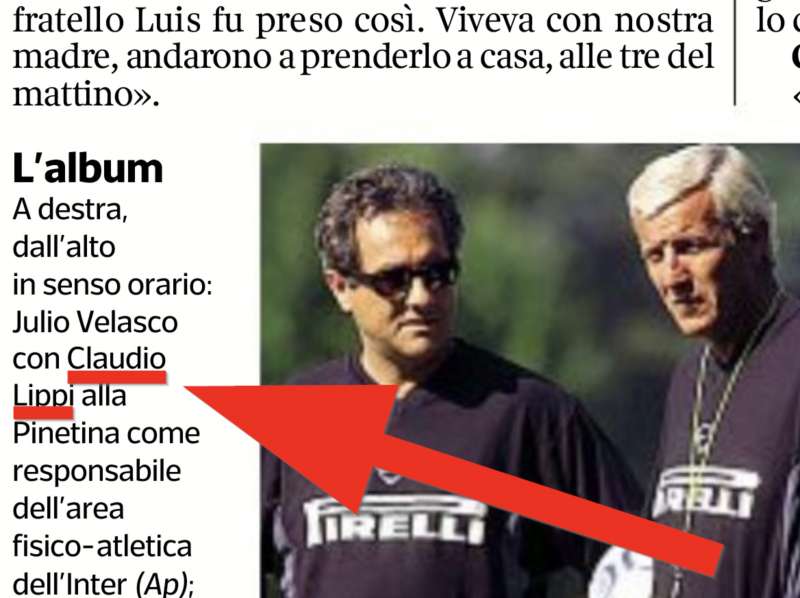 Corriere della Sera, Lippi cambia nome