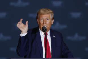 donald trump comizio a concord, north carolina foto lapresse.