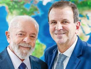 eduardo paes sindaco di rio de janeiro CON LULA