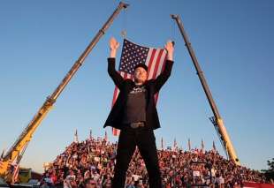 elon musk al comizio di trump a butler, pennsylvania