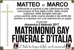 finto funerale durante un unione civile 2