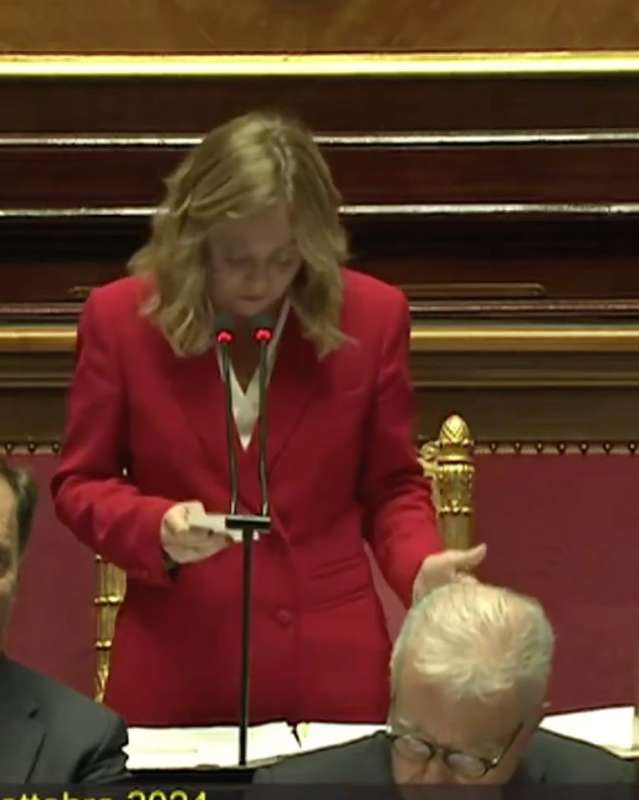 giorgia meloni al senato 13