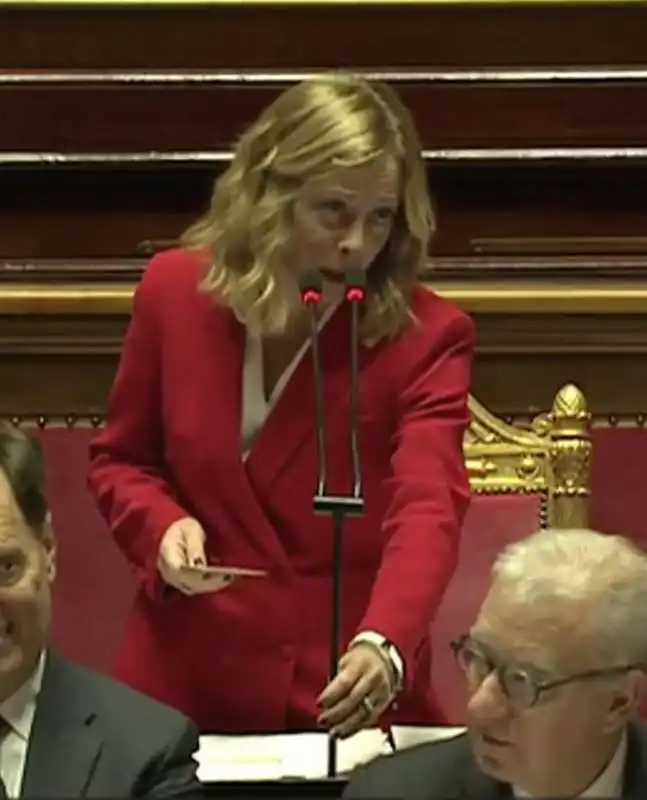 giorgia meloni al senato 3