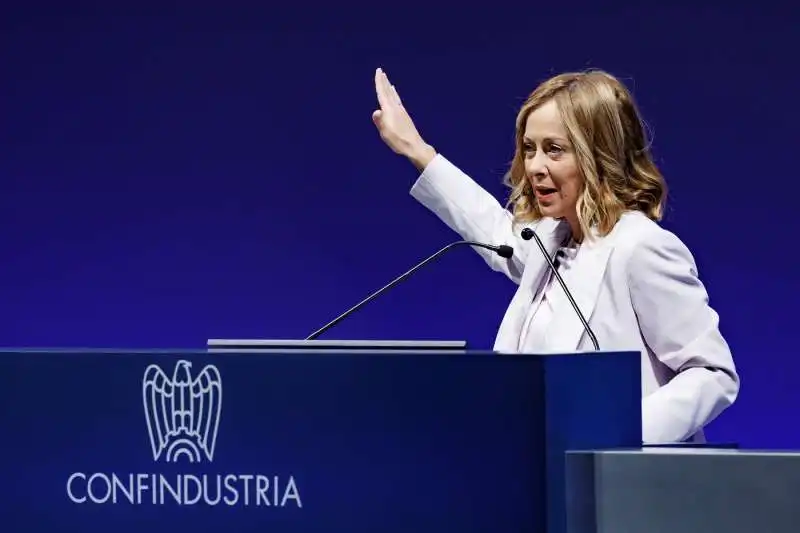 GIORGIA MELONI - CONFINDUSTRIA