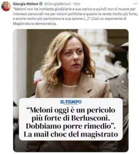 GIORGIA MELONI CONTRO I MAGISTRATI