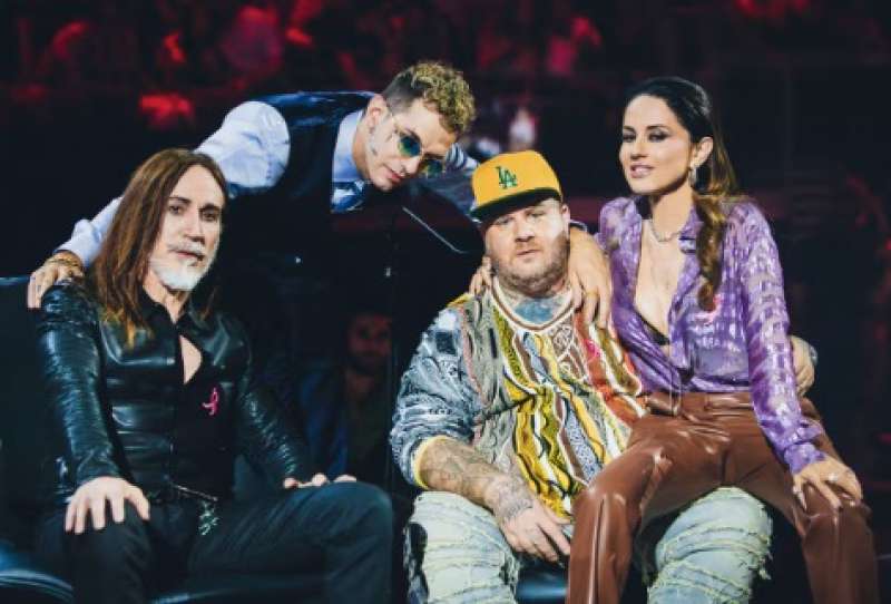 GIUDICI X FACTOR – MANUEL AGNELLI ACHILLE LAURO JAKE LA FURIA PAOLA IEZZI