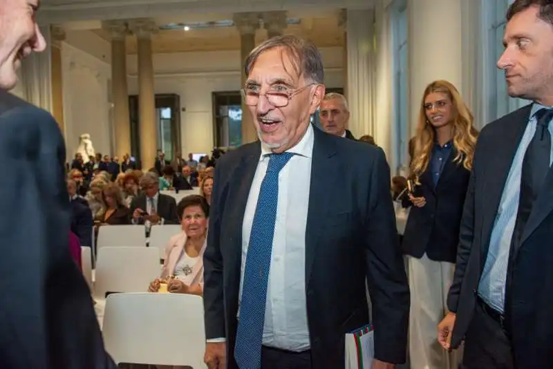 ignazio la russa alla presentazione del libro di bocchino alla galleria nazionale d arte moderna   foto lapresse