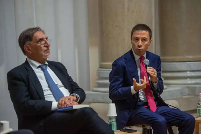 ignazio la russa italo bocchino   presentazione di perche l italia e di destra   foto lapresse