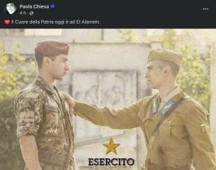 IL POST FACEBOOK DI PAOLA CHIESA SU EL ALAMEIN