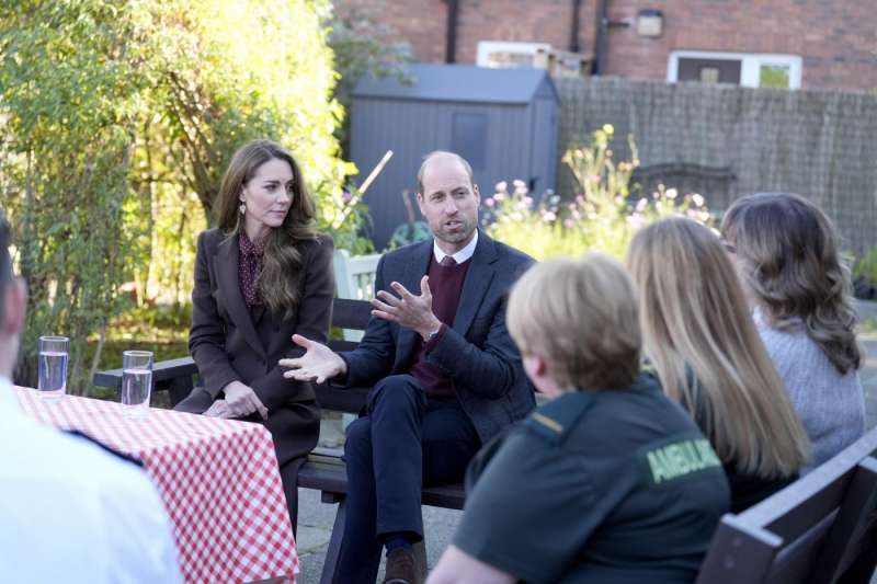 il principe william e kate a southport foto lapresse 4