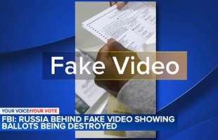 il video fake delle schede elettorali di trump strappate 1