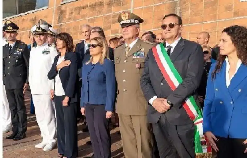 inaugurazione piazzale della unione europea a fiumicino  