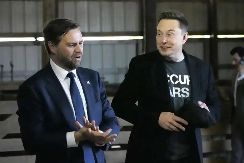 jd vance con elon musk 