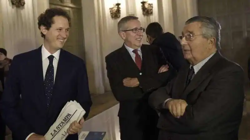 JOHN ELKANN - CARLO DE BENEDETTI