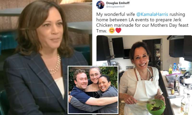 kamala harris famiglia