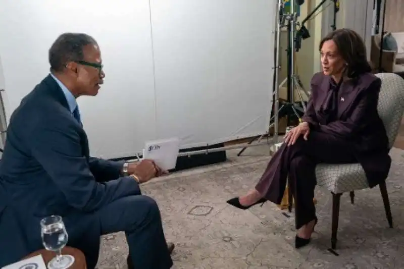 KAMALA HARRIS INTERVISTA 60 MINUTES - CBS