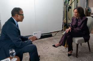 KAMALA HARRIS INTERVISTA 60 MINUTES - CBS