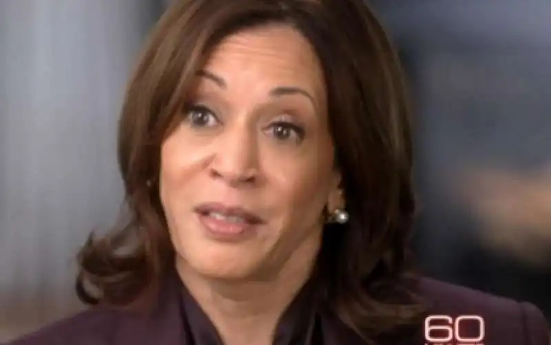 KAMALA HARRIS INTERVISTA 60 MINUTES - CBS