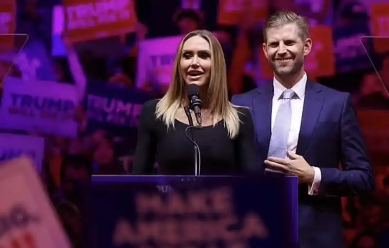 lara e eric trump   madison square garden 