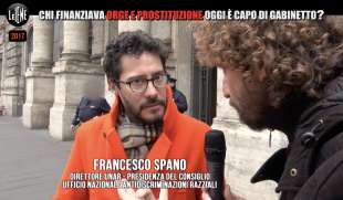 le iene servizio su alessandro giuli e francesco spano