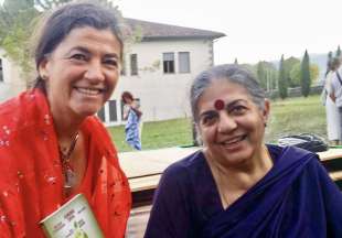 letizia girolami con vandana shiva