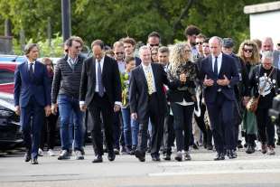 luca ciriani i genitori di sammy basso luca zaia funerale di sammy basso