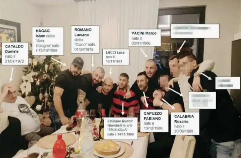 DANIELE CATALDO - ALEX COLOGNO - LUCIANO ROMANO - LUCA LUCCI - EMIS KILLA - MARCO PACINI - FABIANO CAPUZZO - ROSARIO CALABRIA