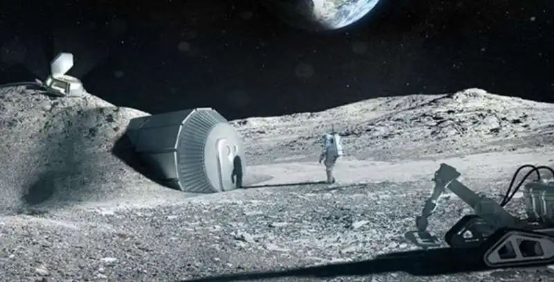 lunar habitation   la base lunare progettata da norman foster