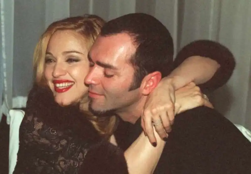 Madonna con il fratello Christopher Ciccone