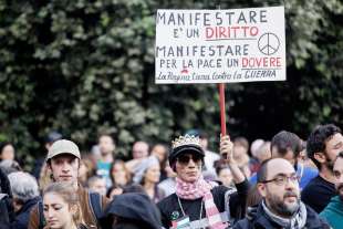 manifestazione pro palestina roma foto lapresse 10