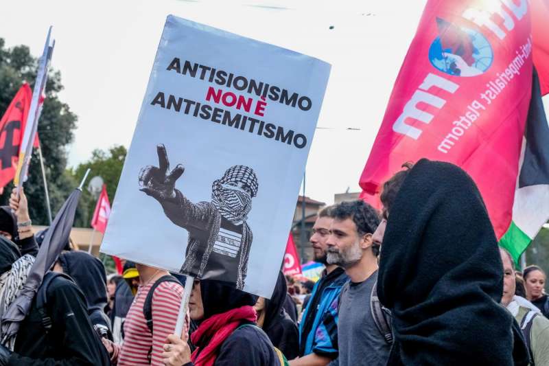 manifestazione pro palestina roma foto lapresse 28