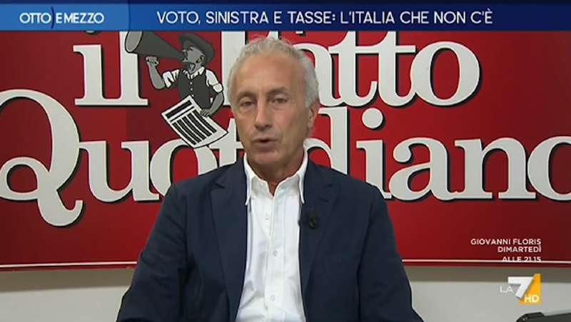 MARCO TRAVAGLIO A OTTO E MEZZO